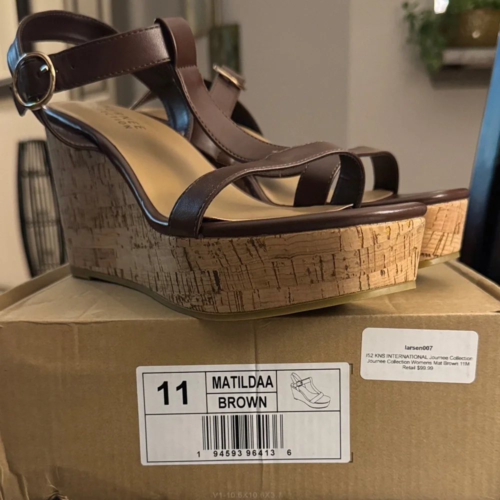 Journee ❣️Matildaa Women's Dress Sandals ❣️ Brand New Size 11